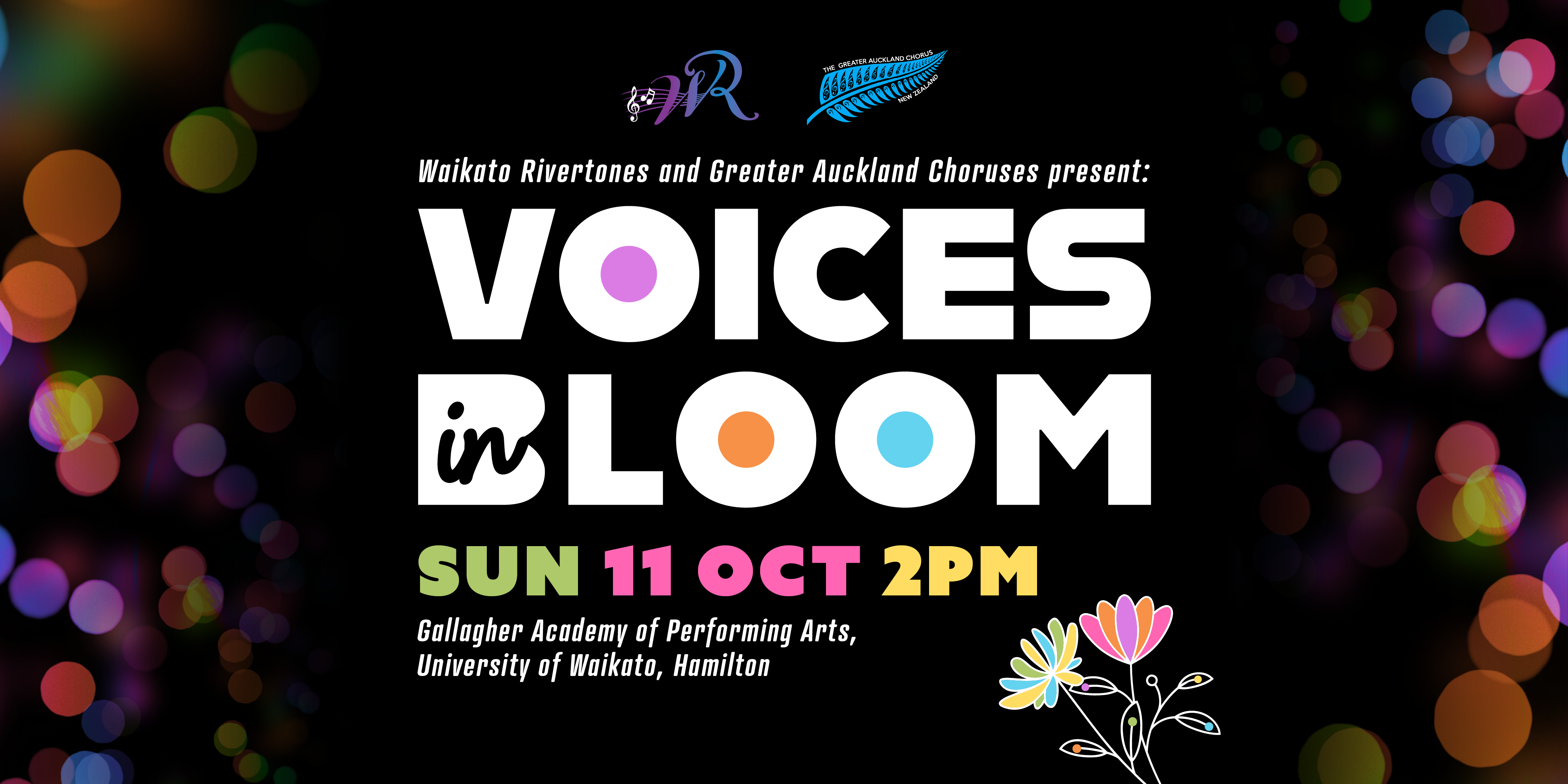 Voices in bloom web slider