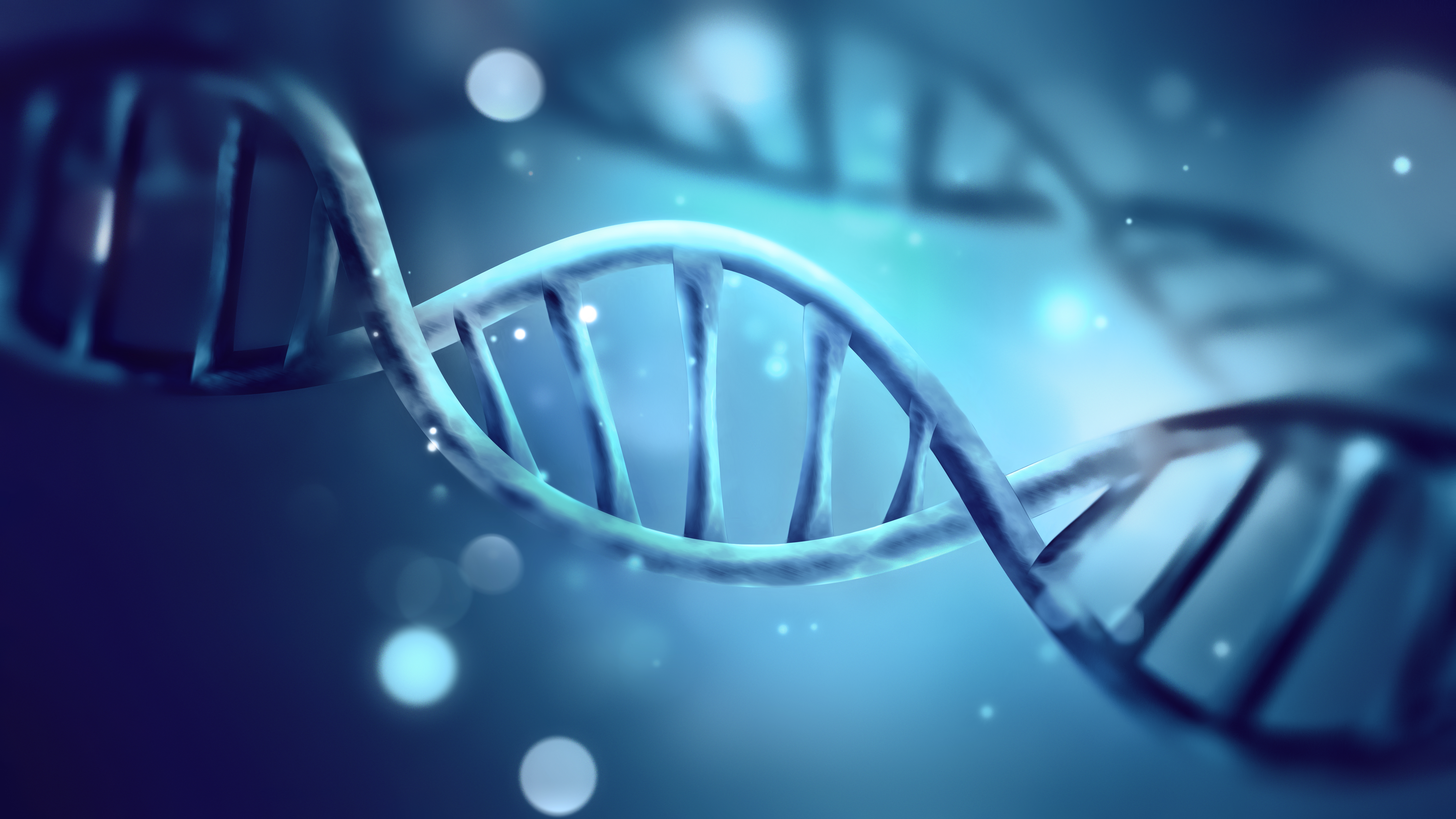 blue dna strand