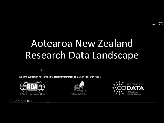 aotearoa nz research data landscape