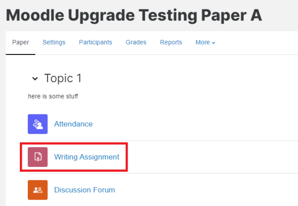 moodle upload assignment for student