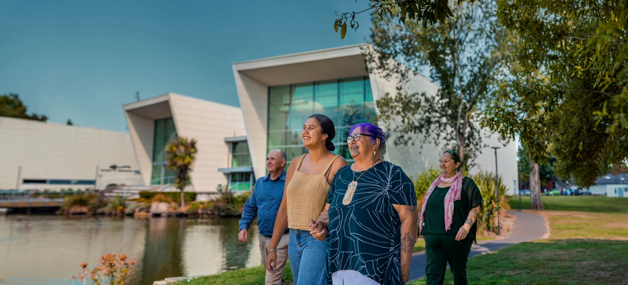 family-walking-around-on-campus
