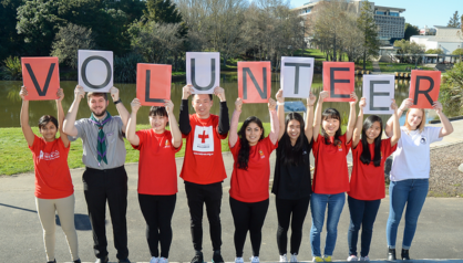 study at waikato volunteering column